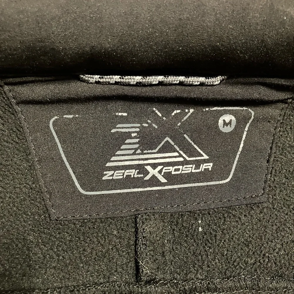 ZeroXposur Men’s Black Full-Zip Jacket – Size Medium
